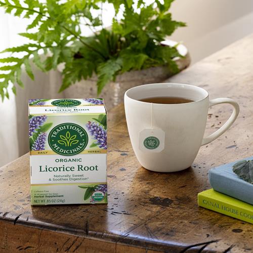 Traditional Medicinals Organic Licorice Root Herbal Tea, 16 Count