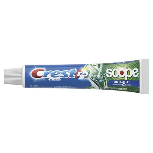 Crest +X 40Mm Outlast Complete Whitening Toothpaste, Mint, 5.4 Oz, Pack Of 2, 4.050 Lb (Pack Of 2)