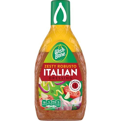 Wish-Bone Zesty Robusto Italian Salad Dressing, 15 Fl Oz