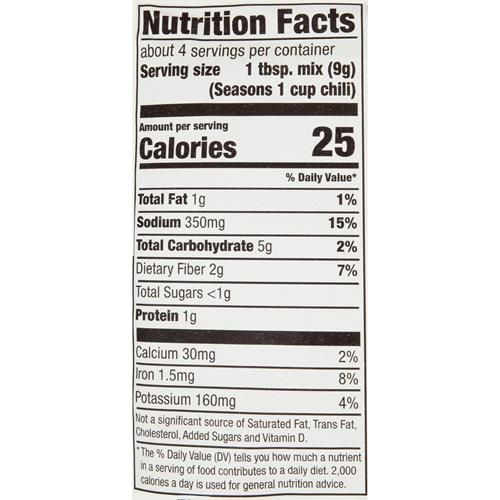 Mccormick Tex-Mex Chili Seasoning Mix, 1.25 Oz