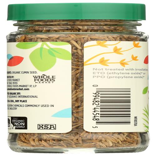 Whole Foods Market, Organic Cumin Seed, 1.66 Ounce