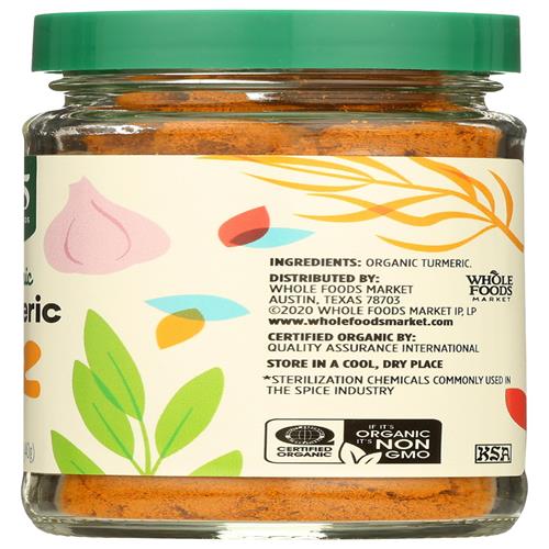 Whole Foods Market, Organic Turmeric, 1.41 Oz
