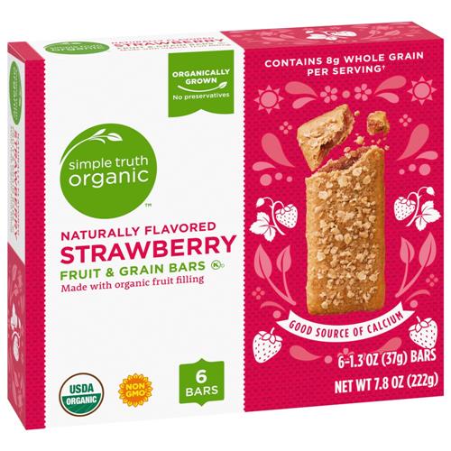 Simple Truth Organic Strawberry Breakfast Bars 6 ct / 1.3 oz