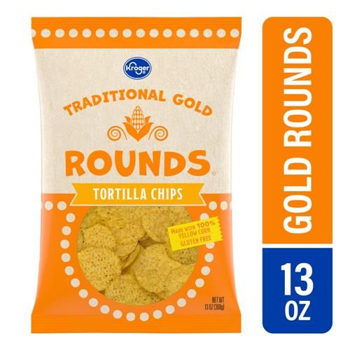Kroger Gold Round Tortilla Chips 13 oz