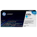 New, Pre-Owned - HP 650A Standard-Yield Cyan Laser Toner Cartridge, CE271A