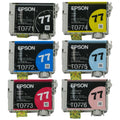 New, Pre-Owned - Epson 77 Black and Color (6 Pack) Ink Cartridges