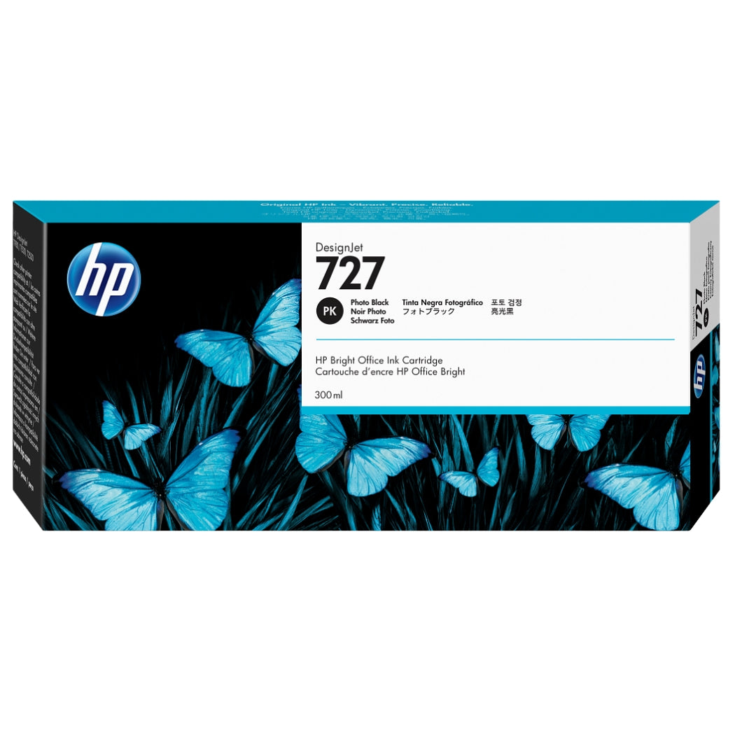 New, Pre-Owned - HP 727 300mL (F9J79A) Photo Black Ink Cartridge