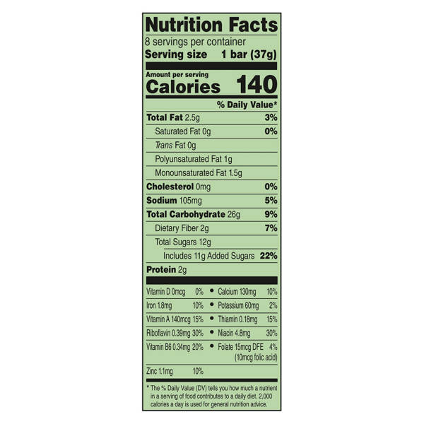 Millville Apple  Cinnamon Fruit and Grain Cereal Bars, 8 count