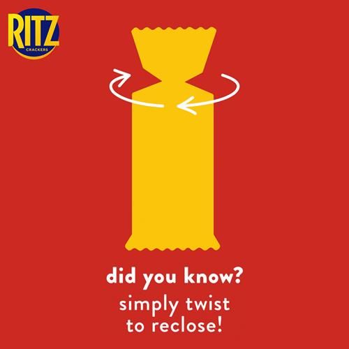 Ritz Hint Of Salt Crackers, Snacks For Kids And Adults, Lunch Snacks, 13.7 Oz