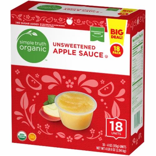 Simple Truth Organic Applesauce Cup Multi 18 ct / 4 oz