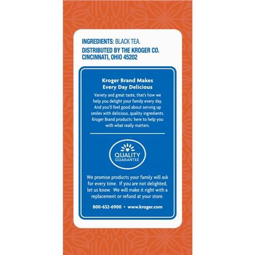 Kroger British Blend Black Tea Bags 80 ct