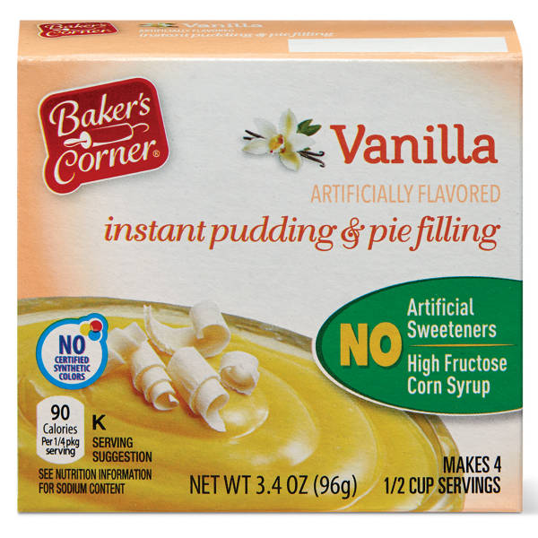 Baker's Corner Instant Vanilla Pudding Mix, 3.4 oz