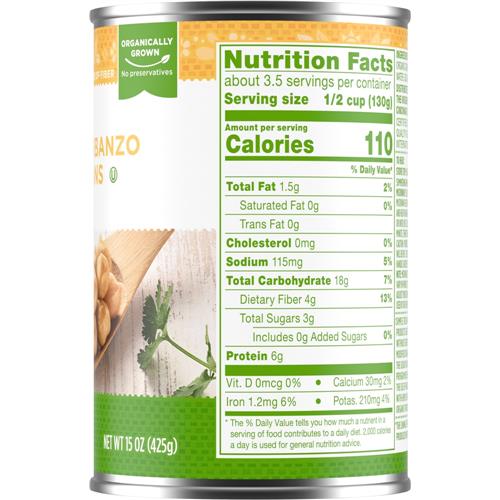 Simple Truth Organic Garbanzo Beans 15 oz