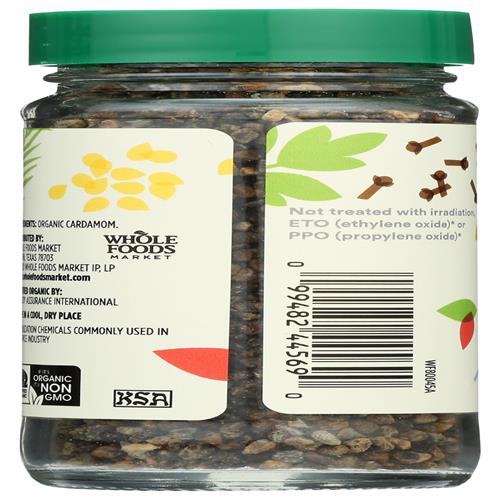 Whole Foods Market, Organic Cardamom Whole, 2.36 Oz