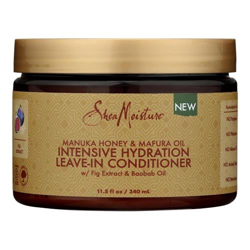 Sheamoisture Intensive Hydration Leave-In Conditioner For Curly Hair Manuka Honey And Mafura Oil Hair Conditioner To Strengthen And Restore Hair 11.5 Oz