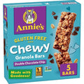 Annies Gluten Free Chewy Granola Bars, Double Chocolate Chip, 5 Bars, 4.9 Oz