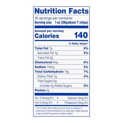 Kroger Cupz Tortilla Chips Party Size 15 oz