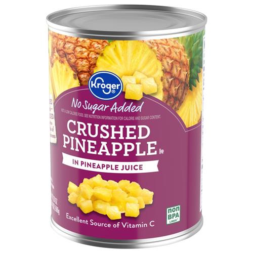 Kroger Canned Crushed Pineapple in Pineapple Juice 20 oz