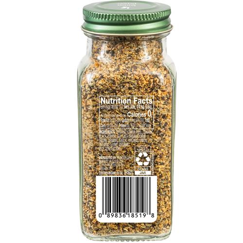 Simply Organic Lemon Pepper, 1-Pound Bulk Bag, Zesty Spice Blend, Great With Seafood, Chicken, Pasta And Veggies