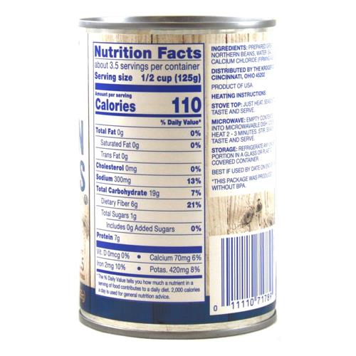 Kroger Great Northern Beans 15.5 oz