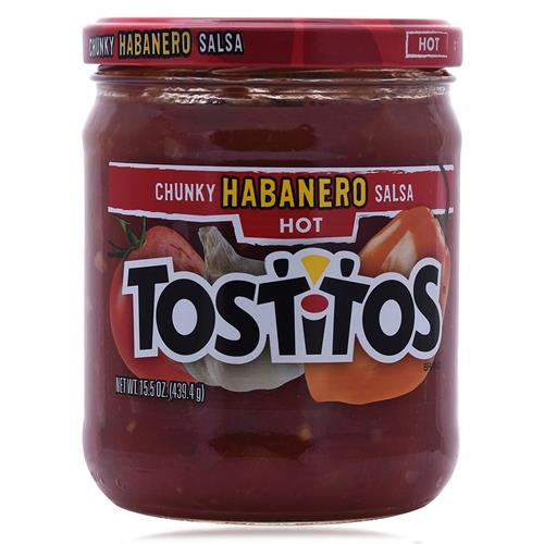 Tostitos - Dips Hot Chunky Habanero Salsa, 15.5 Ounce, Red