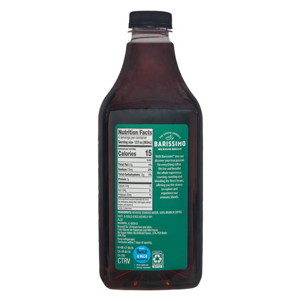 Barissimo Medium Roast  Iced Coffee, 48 fl oz