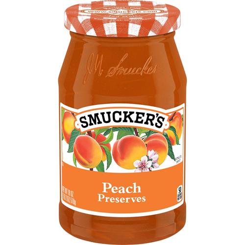 Smuckers Peach Preserves, 18 Ounces