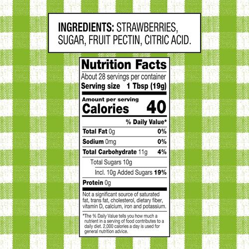 Smuckers Natural Strawberry Squeezable Fruit Spread, 19 Ounces