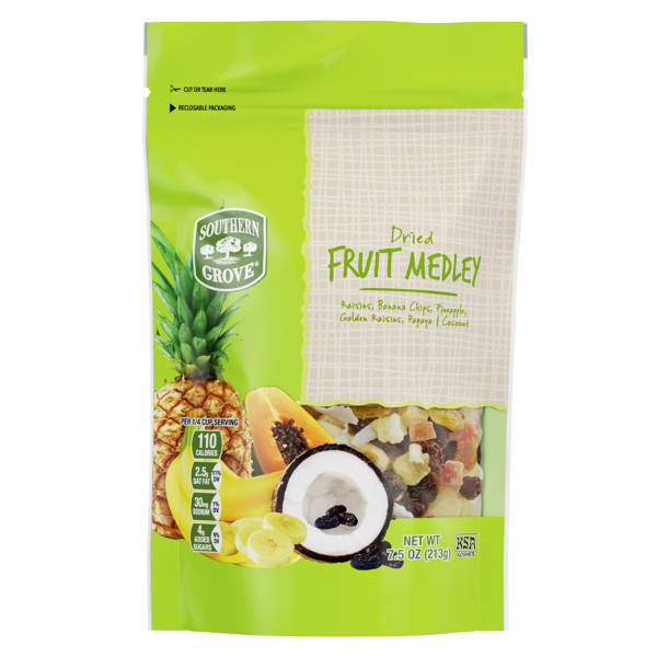 Southern Grove Dried Fruit Medley, 7.5 oz