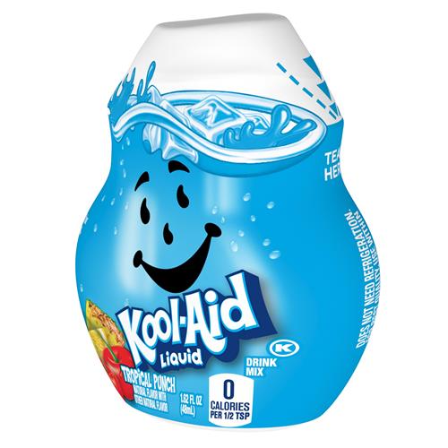 Kool-Aid Sugar-Free Tropical Punch Zero Calorie Liquid Water Enhancer (1.62 Fl Oz Bottle)