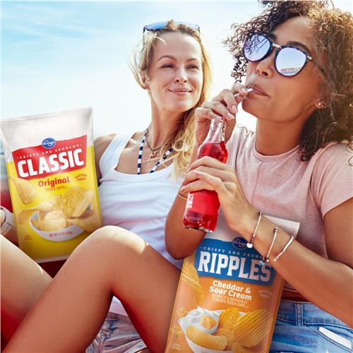 Kroger Salt & Vinegar Potato Chips 7.75 oz