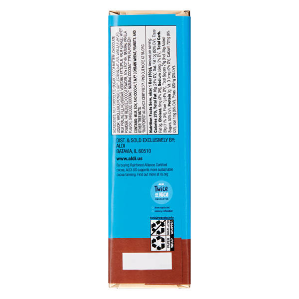 Choceur Milk Chocolate Coconut Macaroon Bar, 1.75 oz