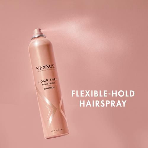 Nexxus Flexible Hold Hairspray Comb Thru For A Lightweight, Brushable Hold, With Styleprotect Technology 10 Oz