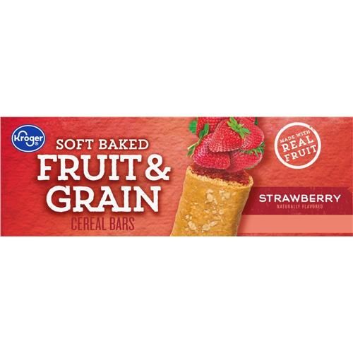 Kroger Fruit & Grain Strawberry Breakfast Bars 16 ct