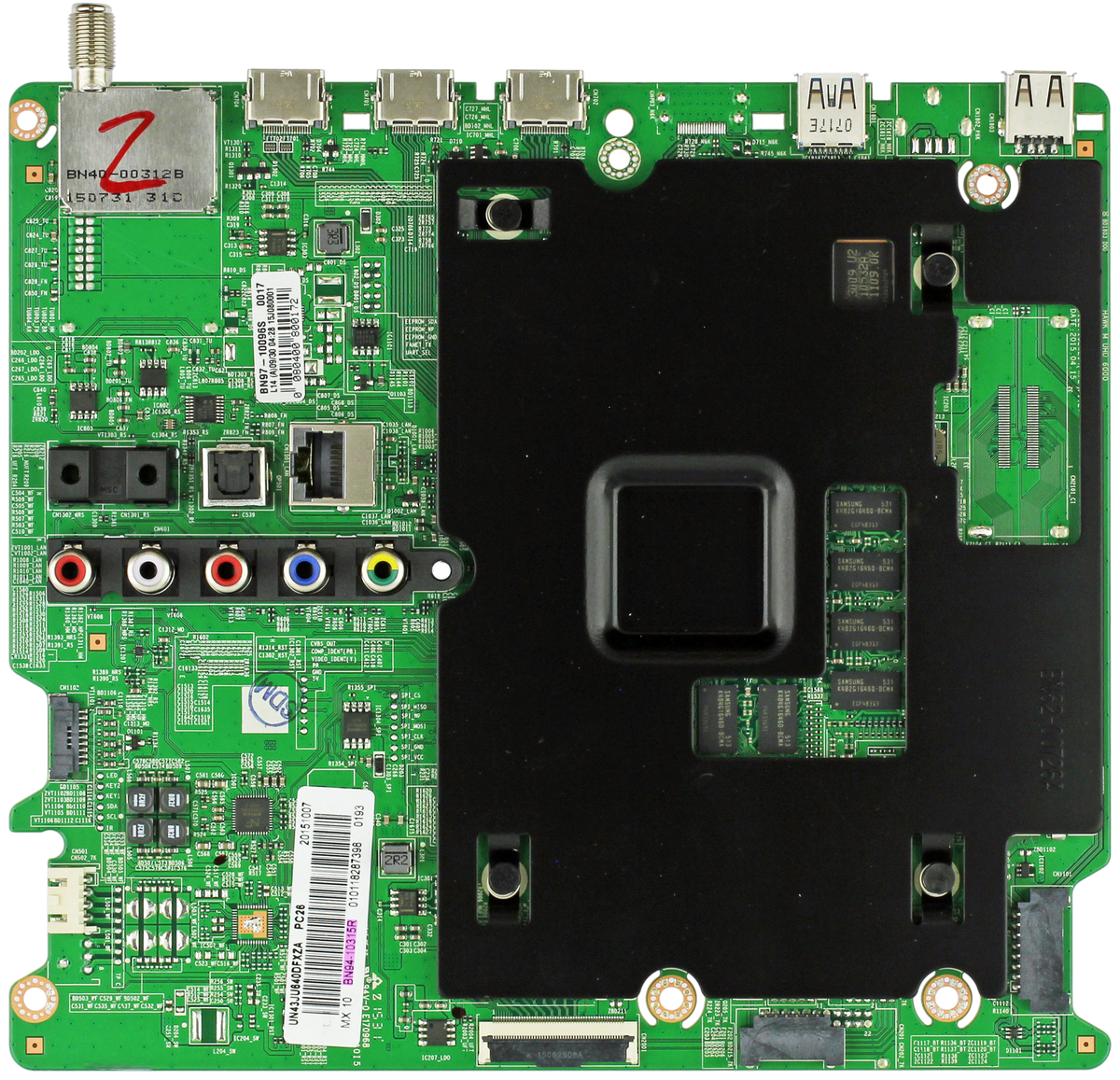 Samsung BN94-10315R Main Board for UN43JU640DFXZA (Version AH01)