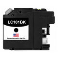 U.S. Remanufactured for Brother LC101XLBK Black Ink Cartridge