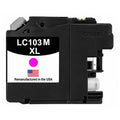 U.S. Remanufactured for Brother LC103XLM High Yield Magenta Ink Cartridge