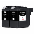 U.S. Remanufactured for Brother LC109BK XXL Super High Yield Black Twin Pack Ink Cartridges