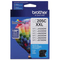 New, Pre-Owned - Brother LC205XXL Extra High Yield Cyan Ink Cartridge