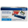 New, Pre-Owned - Brother TN-210C Standard Yield Cyan Laser Toner Cartridge, TN210C
