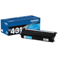 New, Pre-Owned - Brother TN431 Standard-Yield Cyan Toner Cartridge, TN431C