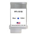 U.S. Remanufactured for Canon PFI-101B 130ml Blue Ink Cartridge