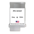U.S. Remanufactured for Canon PFI-101GY 130ml Gray Ink Cartridge