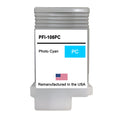 U.S. Remanufactured for Canon PFI-106PC 130ml Photo Cyan Ink Cartridge