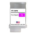 U.S. Remanufactured for Canon PFI-106PM 130ml Photo Magenta Ink Cartridge
