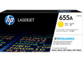 New, Pre-owned, Original HP 655A Standard Yield Yellow Toner Cartridge, CF452A