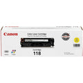 New, Pre-Owned - Canon 118 High Yield Yellow Toner Cartridge, 2659B001AA