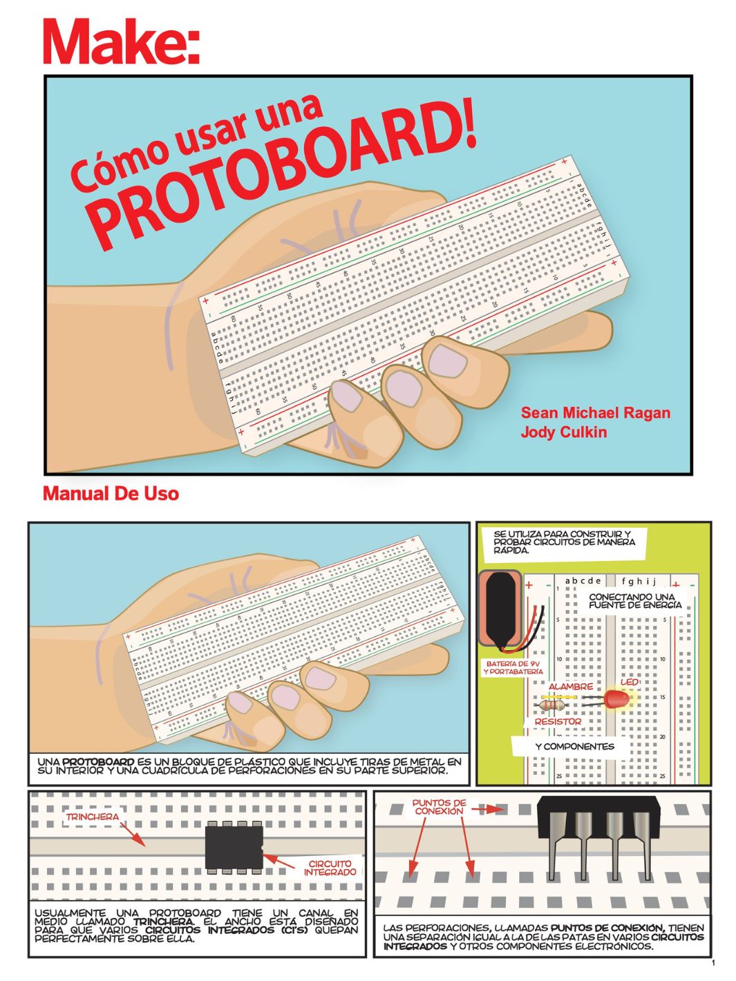 Make: Como usar una Protoboard! -En Espanol - PDF