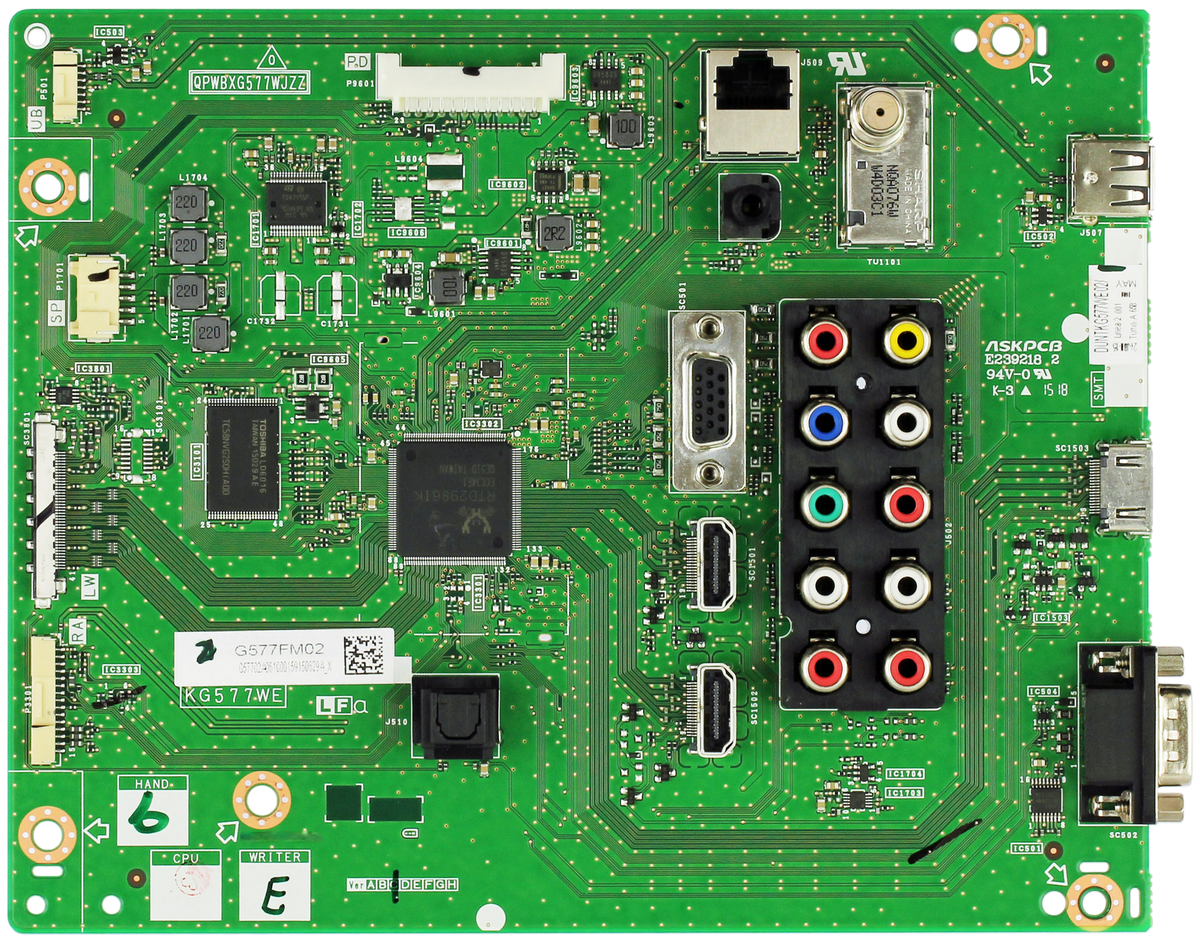 Sharp DKEYMG577FM02 Main Board for LC-60EQ30U / LC-70EQ30U