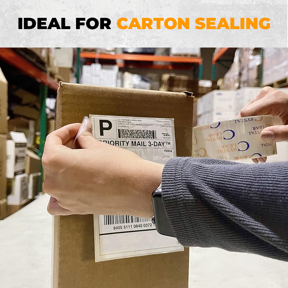 Crystal Clear Carton Sealing Tape | CST26CC (2.7 to 3.6 Mil)